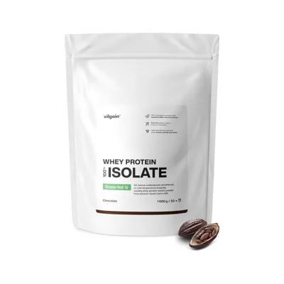 Vilgain Grass-Fed Whey Protein Isolate – čokoláda