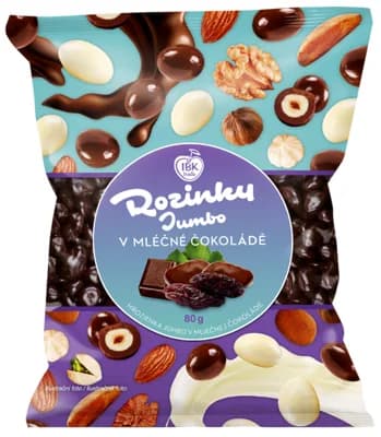 IBK trade Rozinky Jumbo v mléčné čokoládě