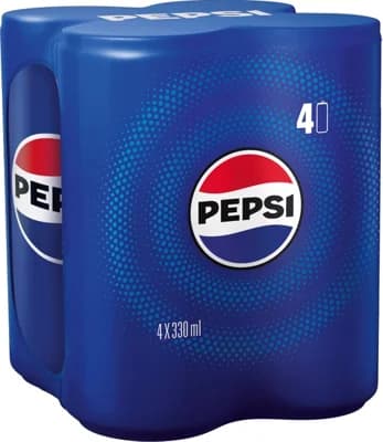 Pepsi Cola plech, multipack 4x330ml