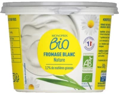 Monoprix BIO Bílý jogurt 3,2%