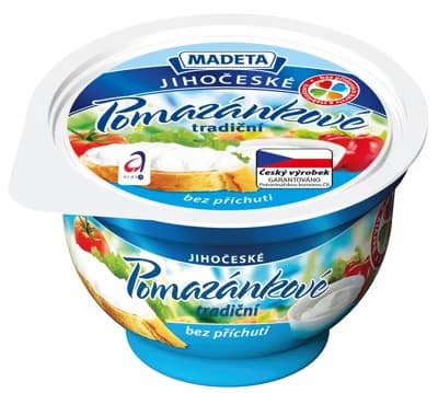 Madeta Jihočeské pomazánkové máslo tradiční bez příchuti