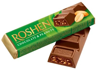 Roshen Čokoládová tyčinka s arašídy