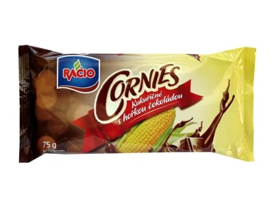 Racio Cornies kukuřičné s hořkou čokoládou