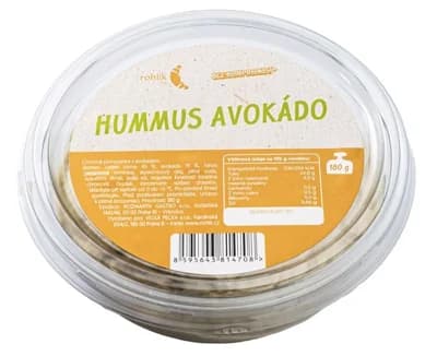 Rohlik.cz Hummus avokádo