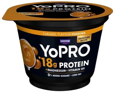 Danone YoPRO Protein puding s karamelovou příchutí