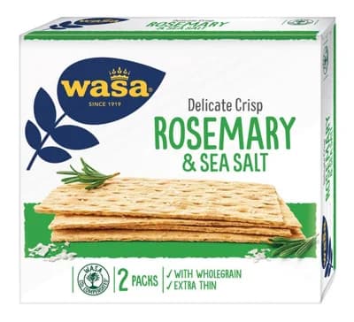 Wasa Delicate Crisp pšeničný s rozmarýnem a solí