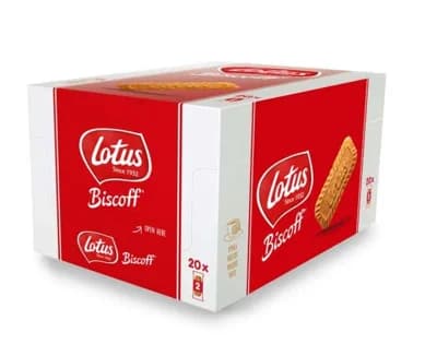 Lotus Sušenky Karamelové twinpack 20x25g