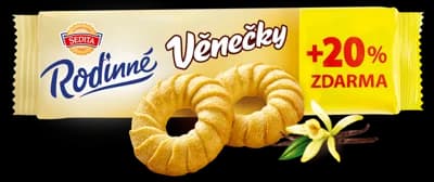 Sedita Rodinné Věnečky vanilkové  + 20%