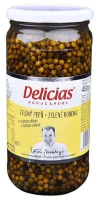 Delicias Zelený pepř ve slaném nálevu