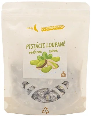 Rohlik.cz Pistácie loupané, pražené, solené