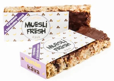 Muesli Fresh tyčinka banán-káva (1 kus)