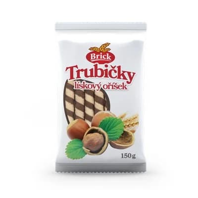Brick Trubičky lískový oříšek