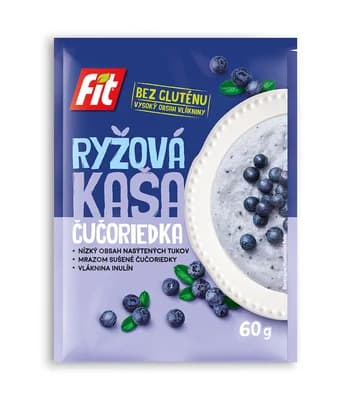 Fit Fit-rýžová kaše borůvková