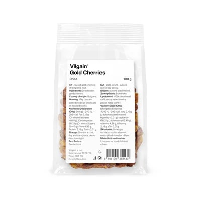Vilgain Třešně sušené – zlatá třešeň