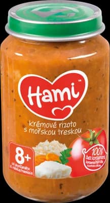 Hami Krémové rizoto s mořskou treskou. 8+