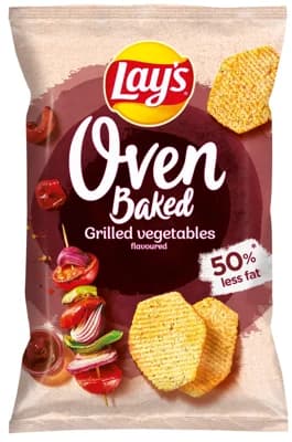 Lay's Chipsy oven baked grilovaná zelenina