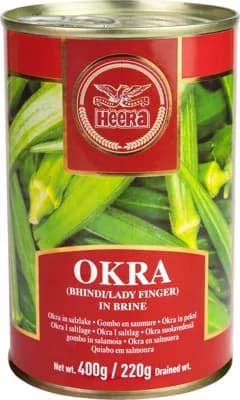 Heera Okra ve slaném nálevu