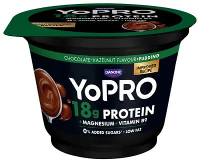 Danone YoPRO Protein puding s čokoládovo-lískooříškovou příchutí