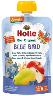 Holle BIO Kapsička hruška, jablko, borůvky a vločky