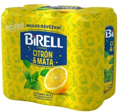 Birell Citron a máta nealkoholický 6×0,5 l plech