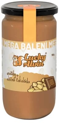 Lucky Alvin Arašídový krém s čokoládou mega balení - mléčná čokoláda