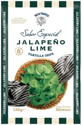 Nuevo Progreso Sabor especial tortilla chips jalapeno lime
