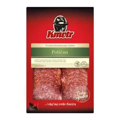 Kmotr Poličan salám plátky