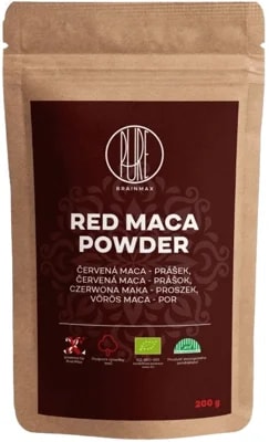 Brainmax Pure Maca červená BIO prášek