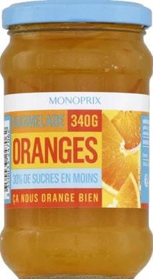 Monoprix Marmeláda pomerančová light