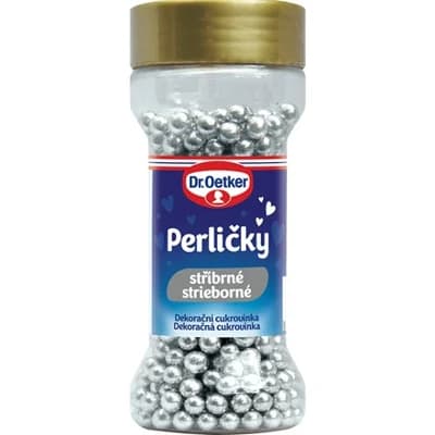 Dr. Oetker Perličky stříbrné 6 x