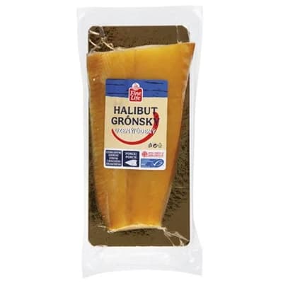 Fine Life Halibut grónský uzený porce MSC chlaz. cca