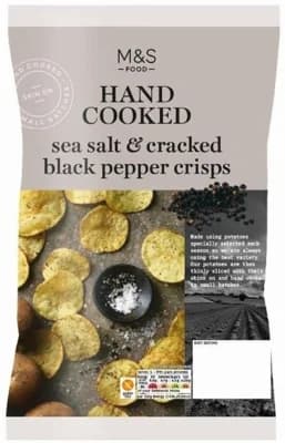 Marks & Spencer Brambůrky s černým pepřem a mořskou solí