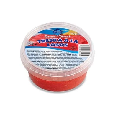 Treska a la losos drcená (pevný podíl ) chlaz.