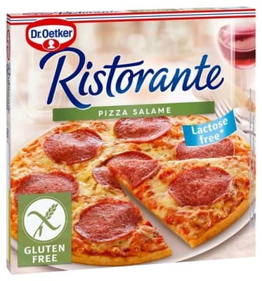 Dr. Oetker Pizza Ristorante Salame, bezlepková