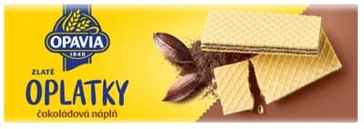 Opavia Oplatky Zlaté čokoládová náplň