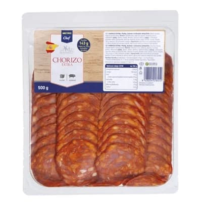 METRO Chef Chorizo extra plátky chlaz. cca