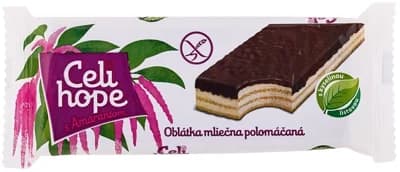 Celihope Amarantová mléčná oplatka polomáčená bezlepková
