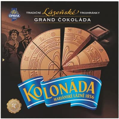 Opavia Kolonáda Trojhránky lázeňské oplatky Grand čokoláda