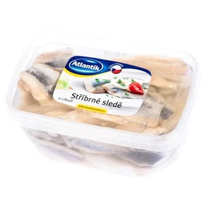 ATLANTIK Stříbrné sledě s cibulí chlaz.