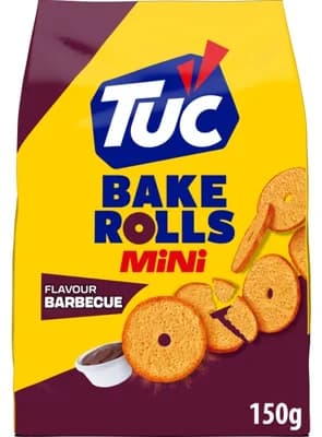 Tuc Bake Rolls Mini příchuť BBQ