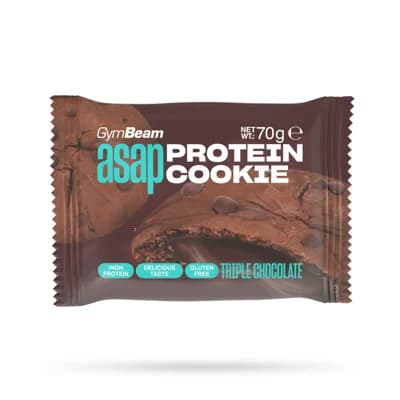 GymBeam ASAP Protein Cookie trojitá čokoláda