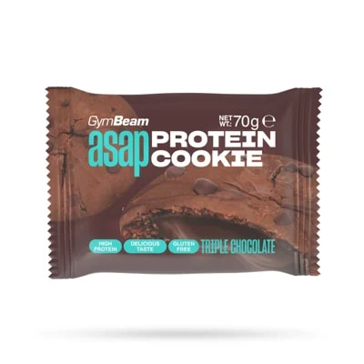GymBeam ASAP Protein Cookie trojitá čokoláda