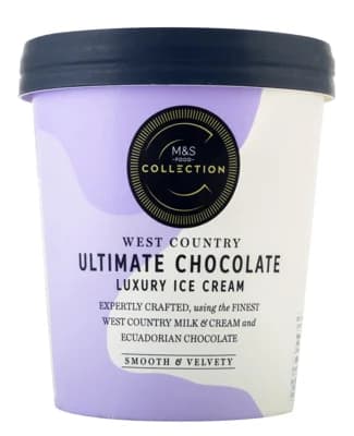 Marks & Spencer Mražený krém s čokoládovou příchutí