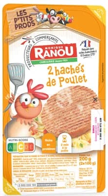 Monique Ranou Libový jemně mletý drůběží burger 2×100 g