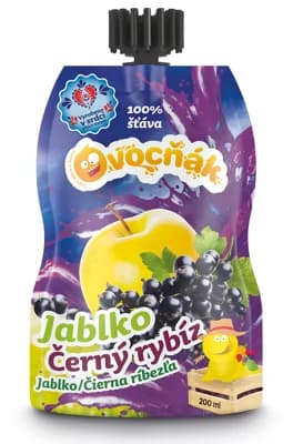OVOCŇÁK mošt Jablko - Černý rybíz