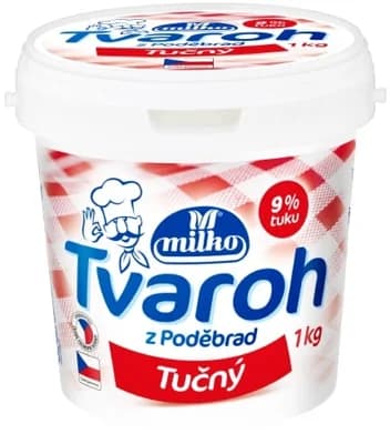 Milko Tvaroh tučný kbelík