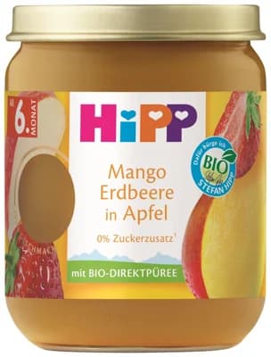 HiPP BIO Superovoce jablko, mango a jahody od 6. měsíce