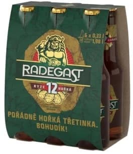 Radegast Ryze Hořká 12 sklo 6×0,33 l