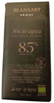 Blanxart Premium Organic Nicaragua BIO Čokoláda 85%