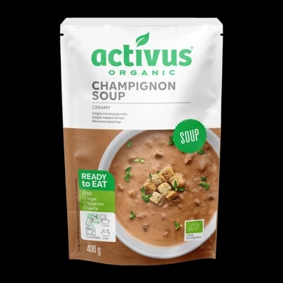 Activus ORGANIC Krémová žampionová polévka